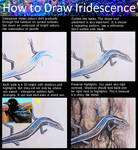 How to draw iridescence by agree-to-dissagree