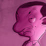 Mr Bean not happy