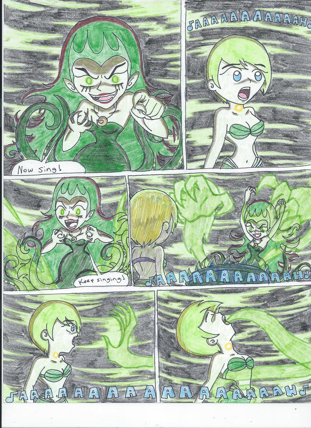The Little Mermaid rp scene pg. 6 (last page) by 
