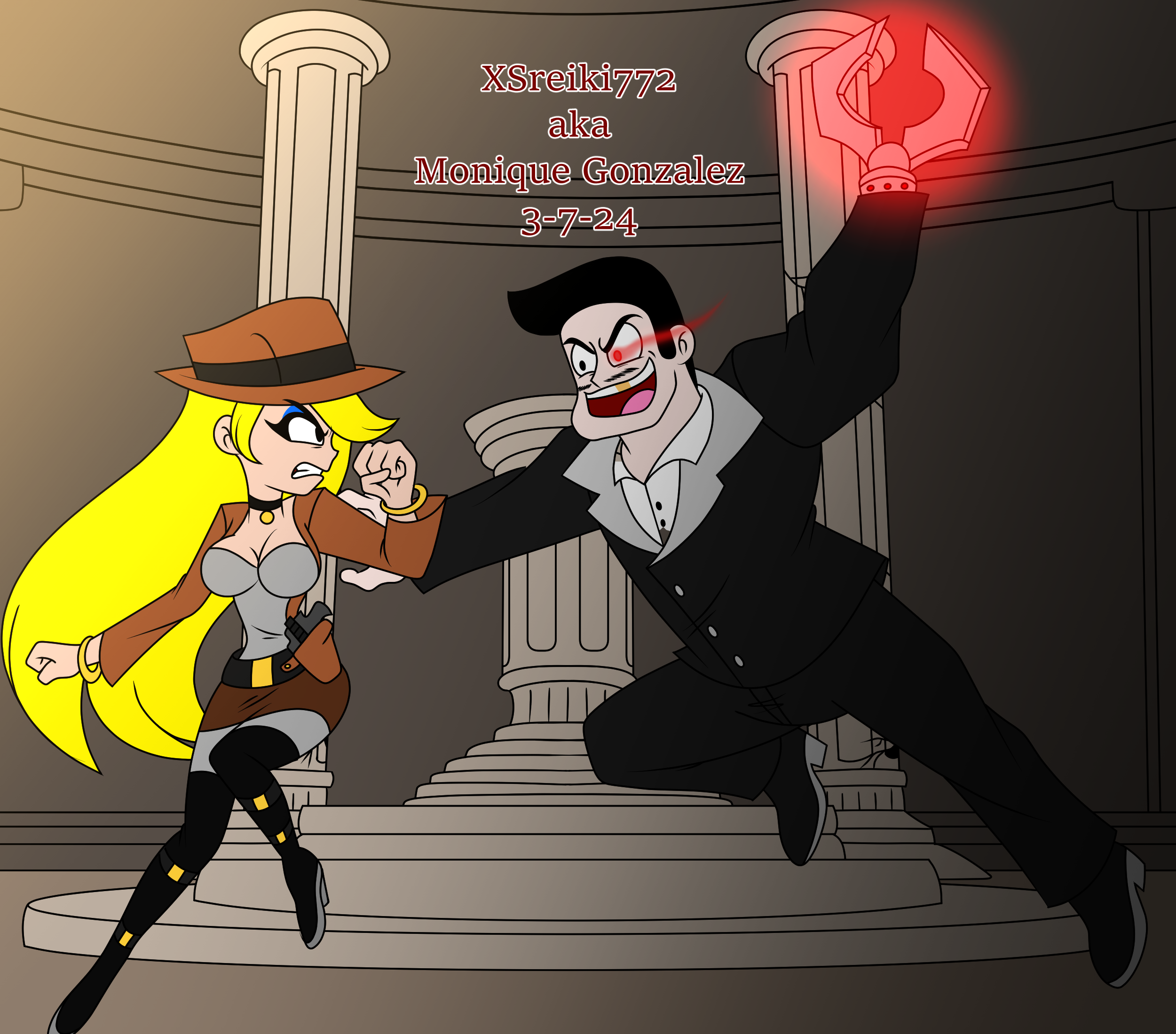 Commission: Delilah Vs Donavan by XSreiki772 on DeviantArt