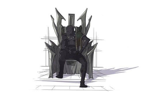 A King on a Throne