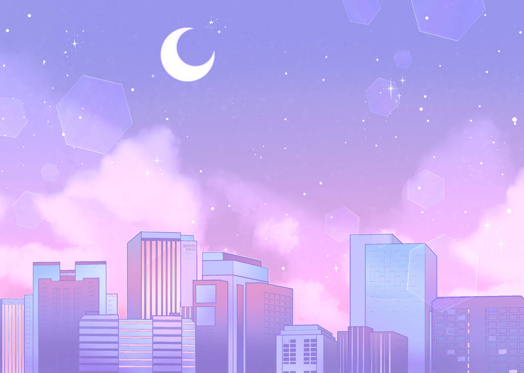 City Sky Background (Sailor Moon inspired) by mochapinku on DeviantArt