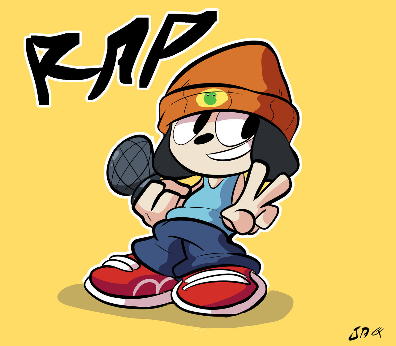 PaRappa the Rapper :. by GamingGoru on DeviantArt