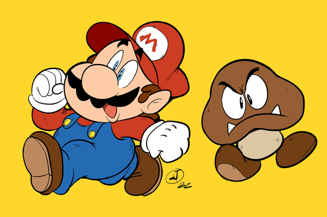 Groomp Mario Mario and Goomber by JAQartDood on DeviantArt