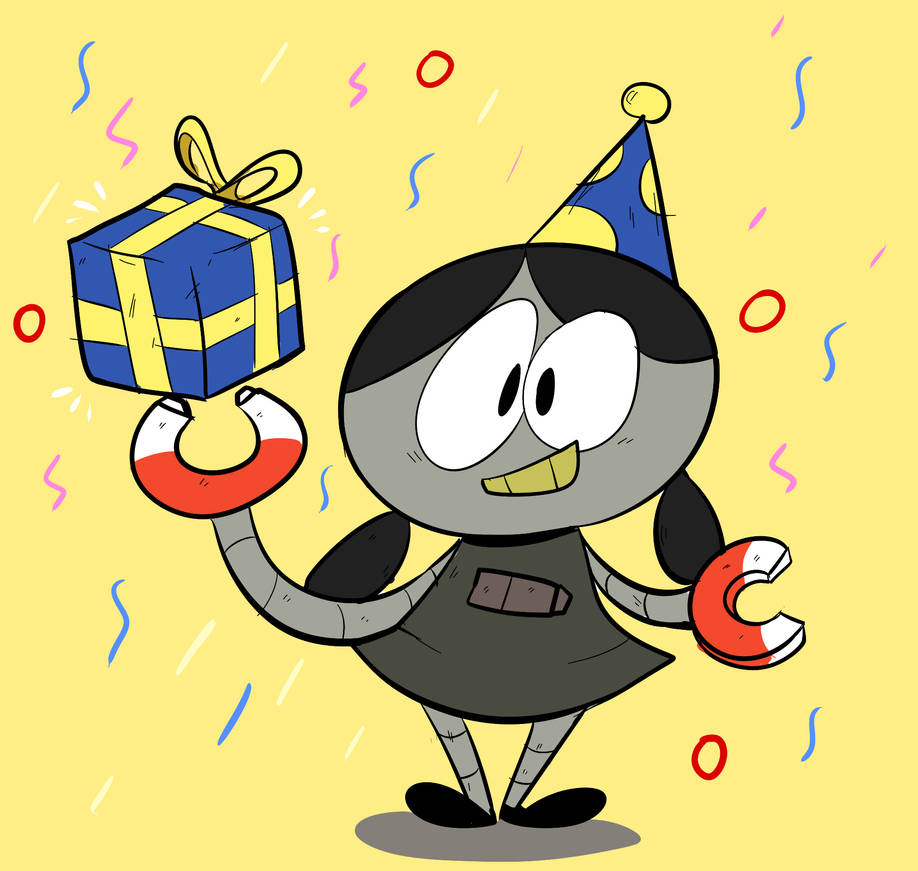 Birthday Bot by JAQartDood on DeviantArt
