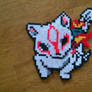 Little Amaterasu Perler Bead