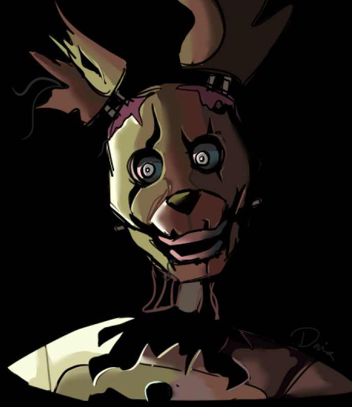 Springtrap color study 2 by scicotic on DeviantArt
