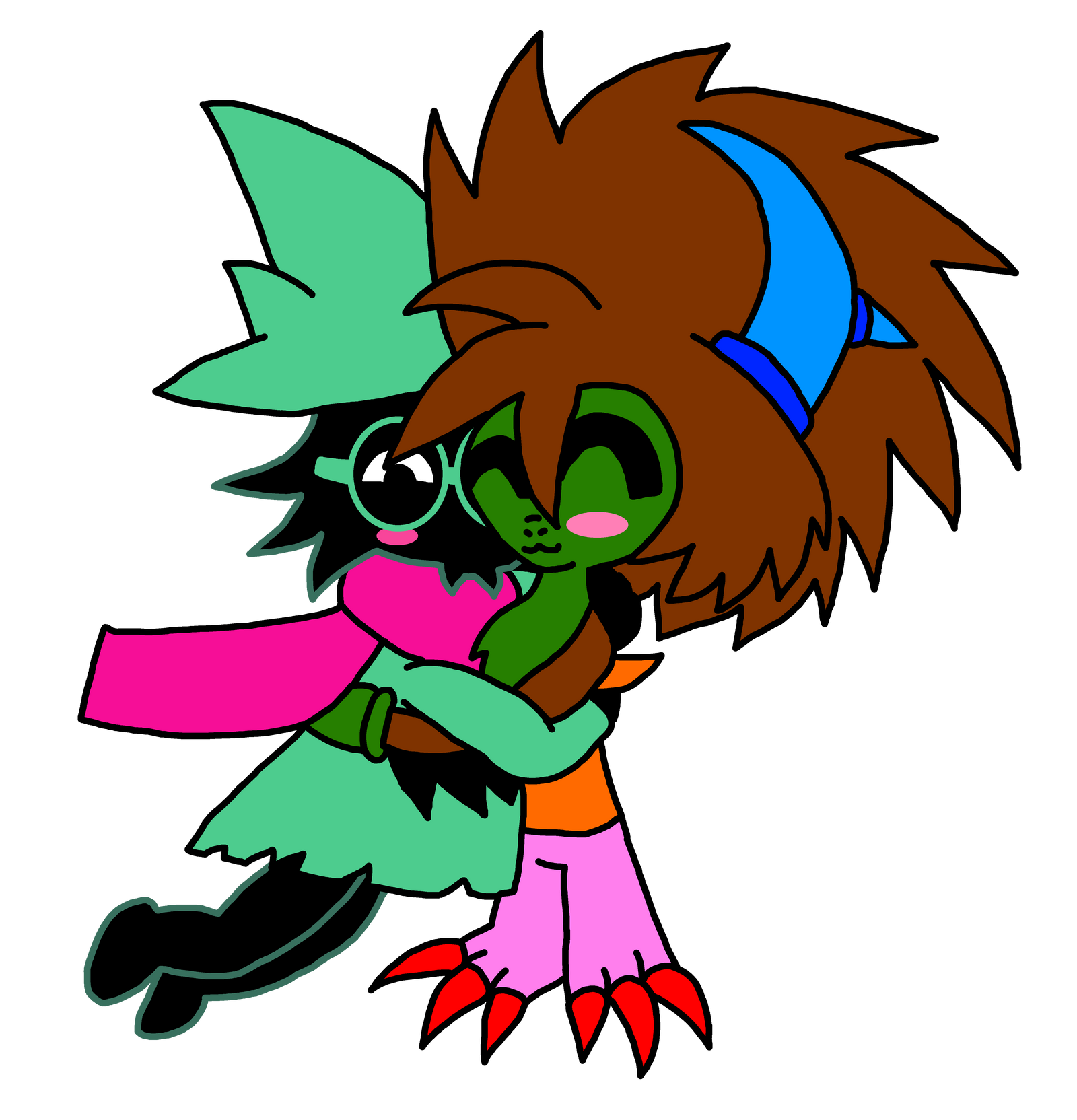 Wichard Jr And Ralsei Hugs by richsquid1996 on DeviantArt