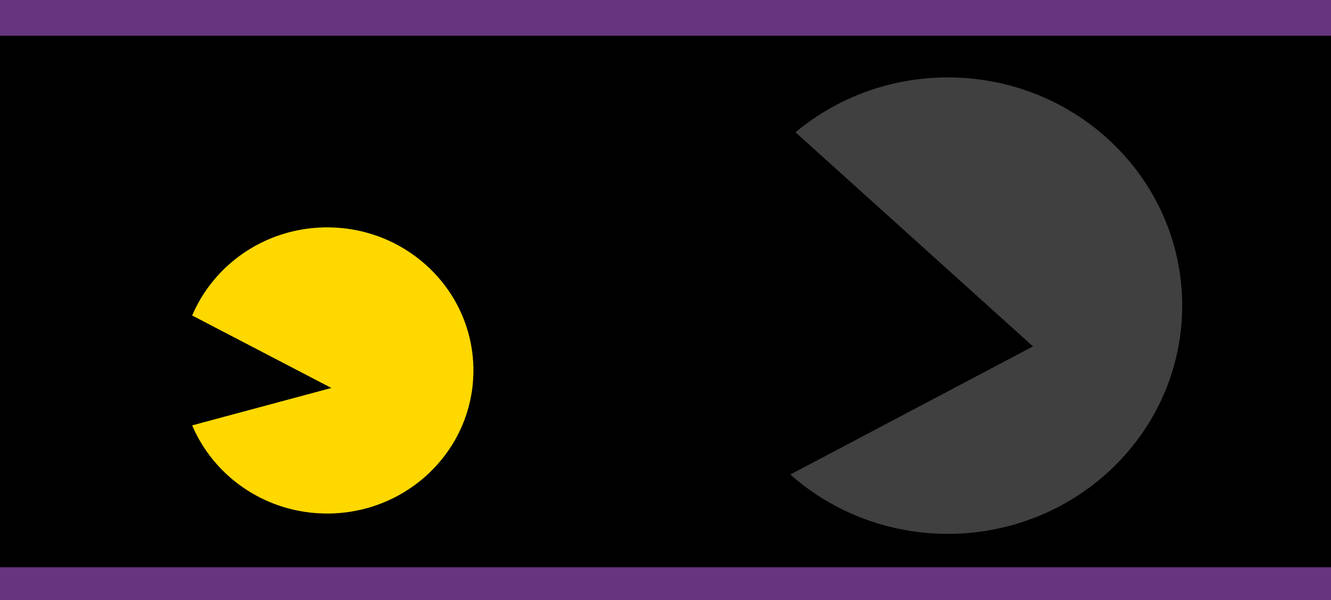 Devil Chasing PacMan by richsquid1996 on DeviantArt