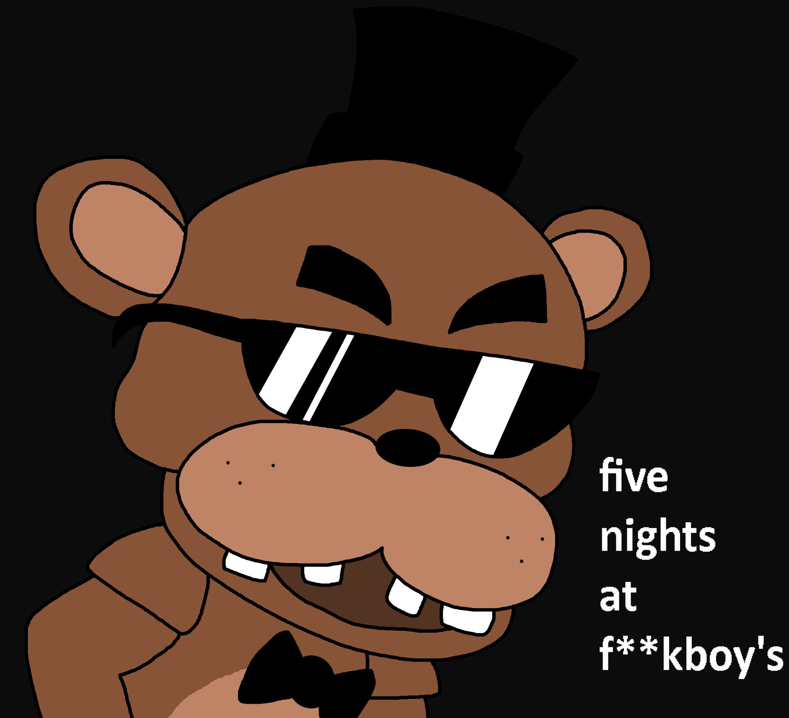 Fnaboy Note Five Nights at F**kboy's by richsquid1996 on DeviantArt