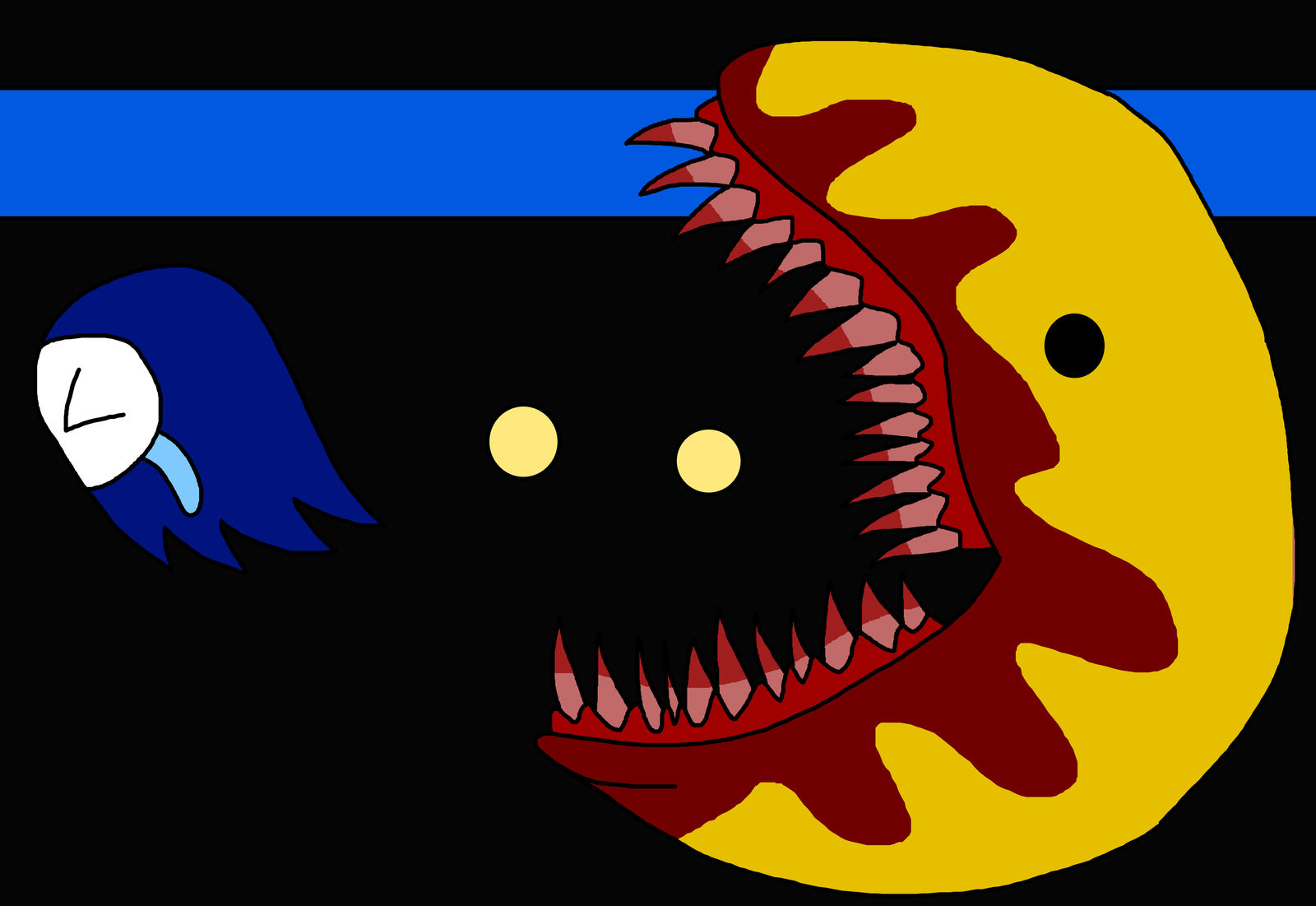 Pac Man Chasing A Ghost by richsquid1996 on DeviantArt