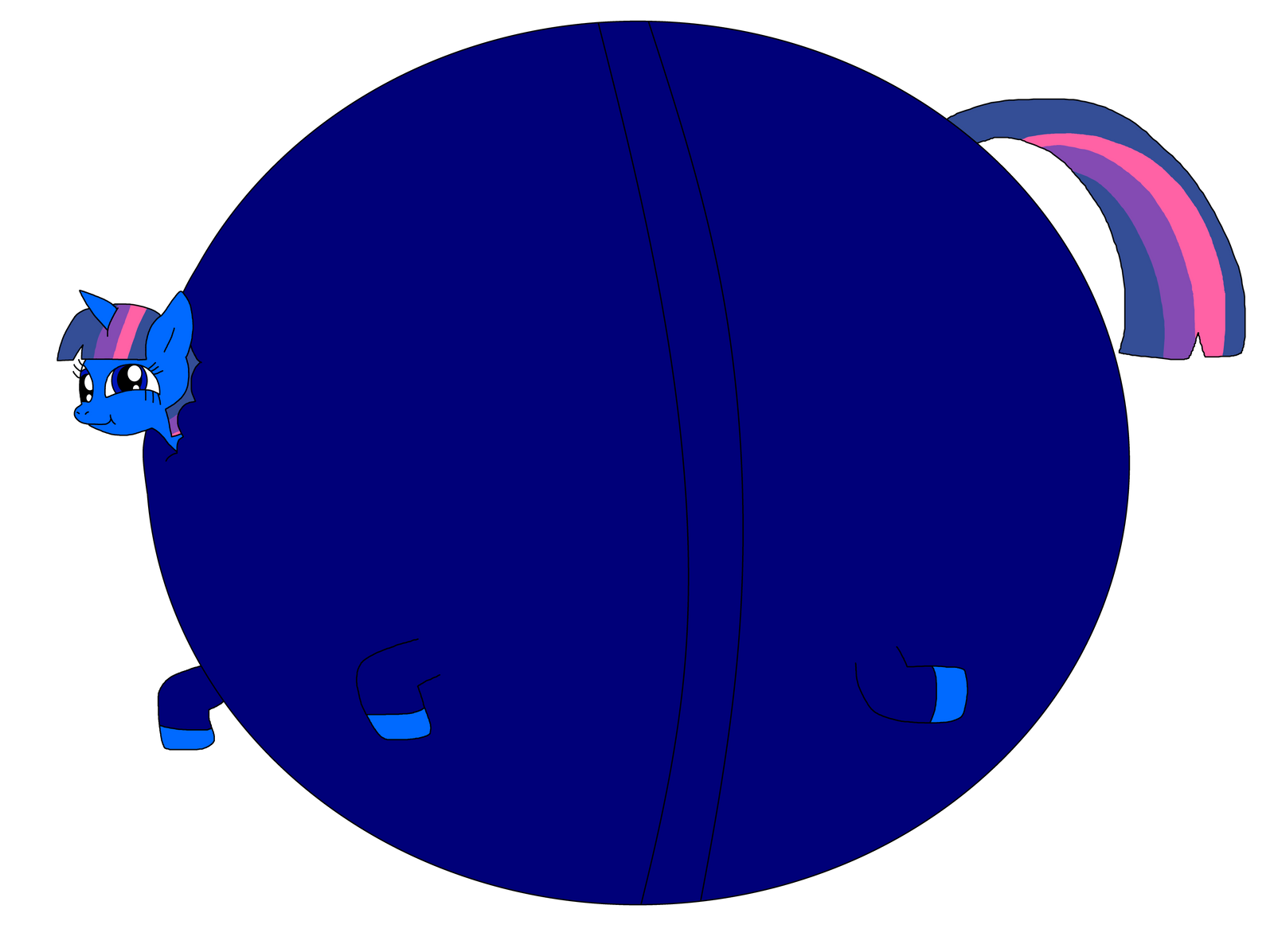 Mlp Inflation Blueberry (AT) twilight sparkle's blueberry inflation by richsquid1996 on DeviantArt