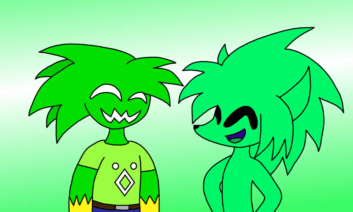 (G) two green friends by richsquid1996 on DeviantArt