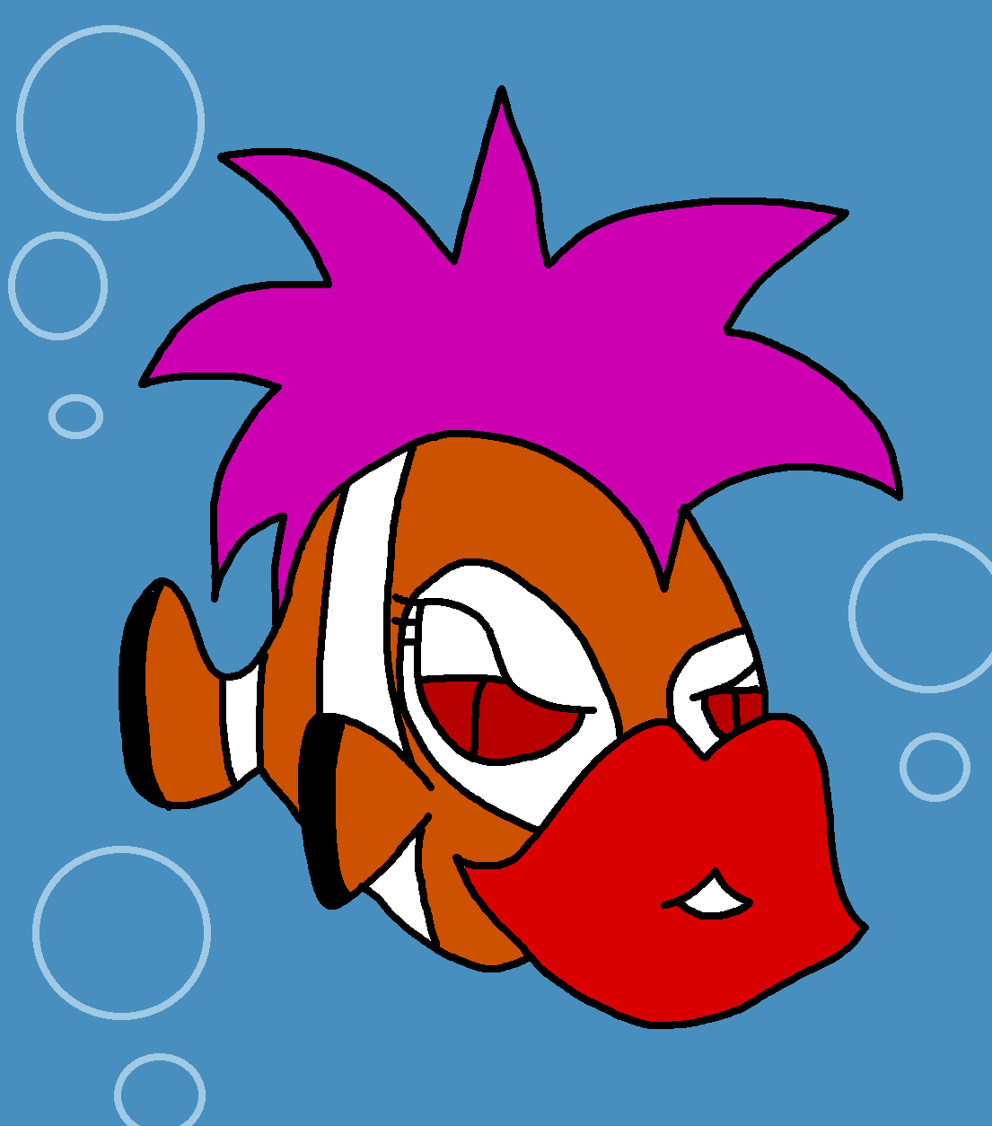 Clown Fish With Big Ugly Lips by richsquid1996 on DeviantArt Clown Fish With Big Ugly Lips by richsquid1996 on DeviantArt