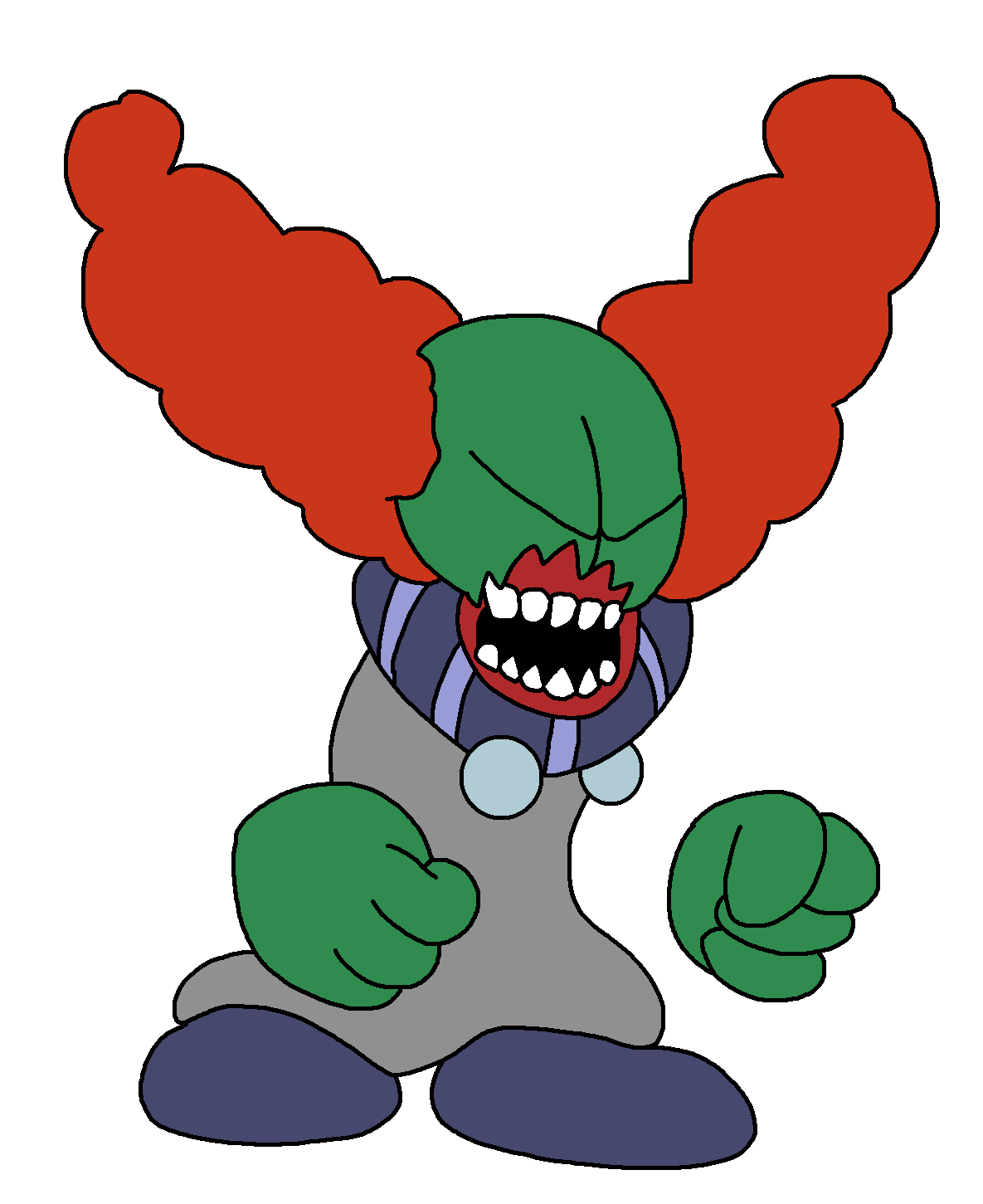 Madness combat Raging Tricky the clown | Sticker