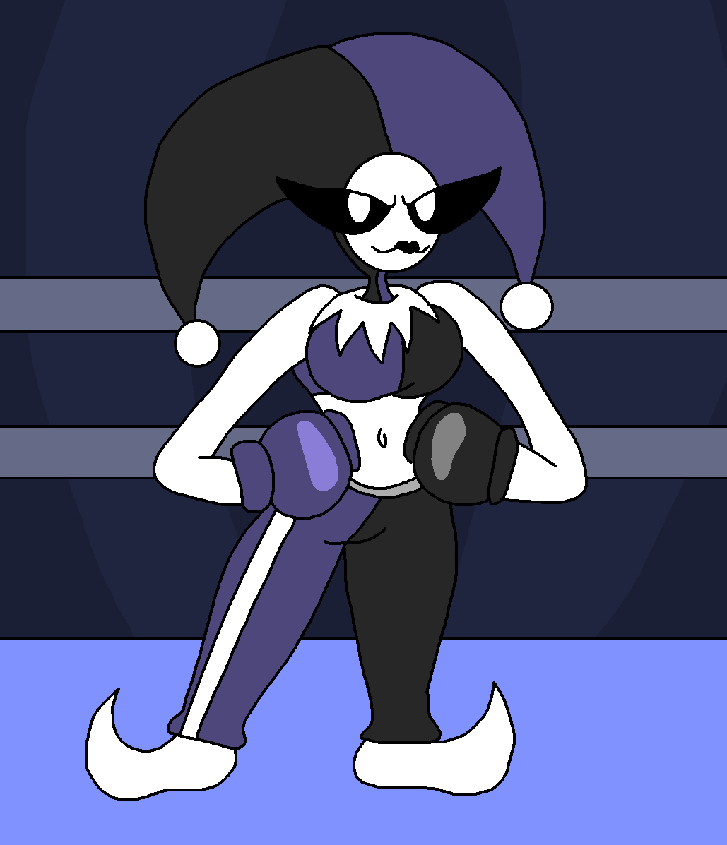 Violet Boxing Violet The Boxing Jester by richsquid1996 on DeviantArt