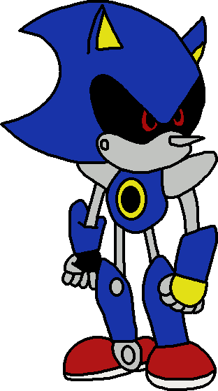 Classic Neo Metal Sonic (Generations-style) Render by JoeTEStrikesBack on  DeviantArt