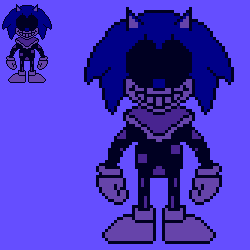 Majin Sonic sprites in my style by TFagames on DeviantArt