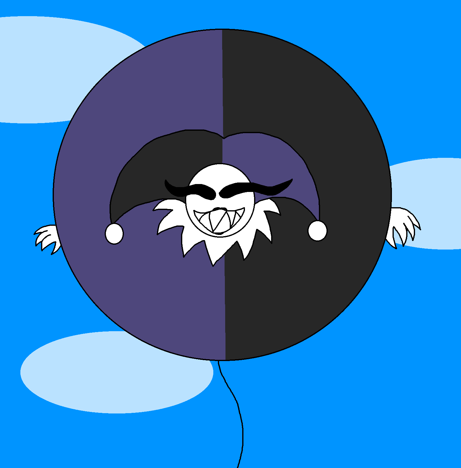 Jester Balloon A Balloon Jester Girl by richsquid1996 on DeviantArt