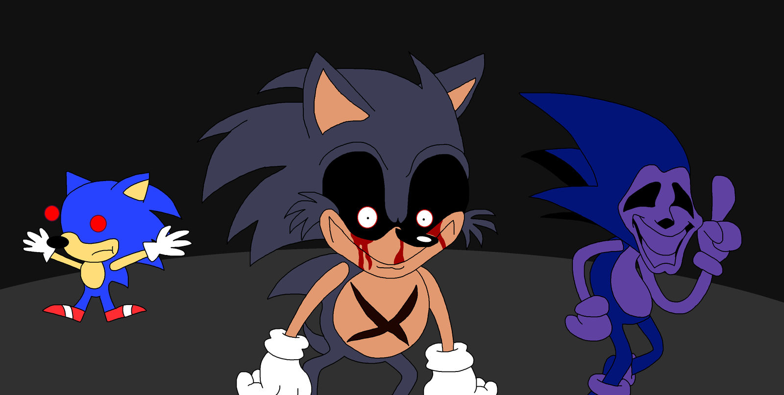 Lord X, Majin Sonic And Sunky.MPEG by richsquid1996 on DeviantArt