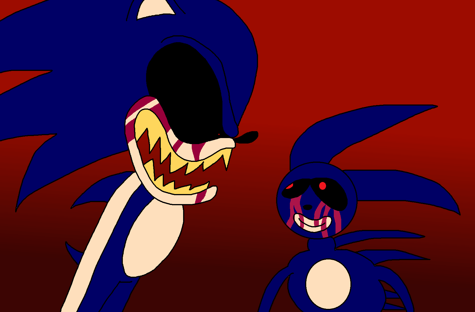 Sonic exe, Lord x and Majin sonic by richsquid1996 on DeviantArt