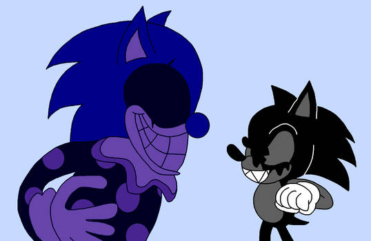 G) minus majin sonic meets evil sonic by richsquid1996 on DeviantArt