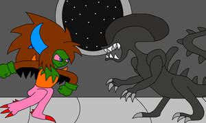 Adult Wichard Jr Vs Xenomorph