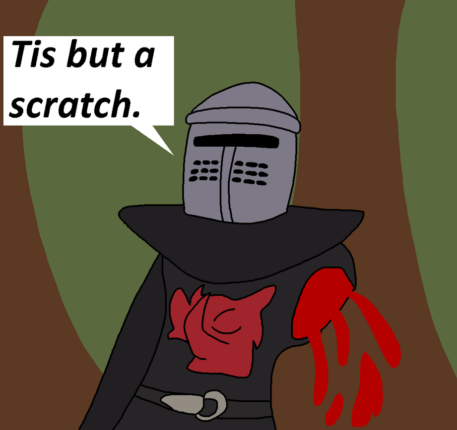 Tis but a scratch by richsquid1996 on DeviantArt