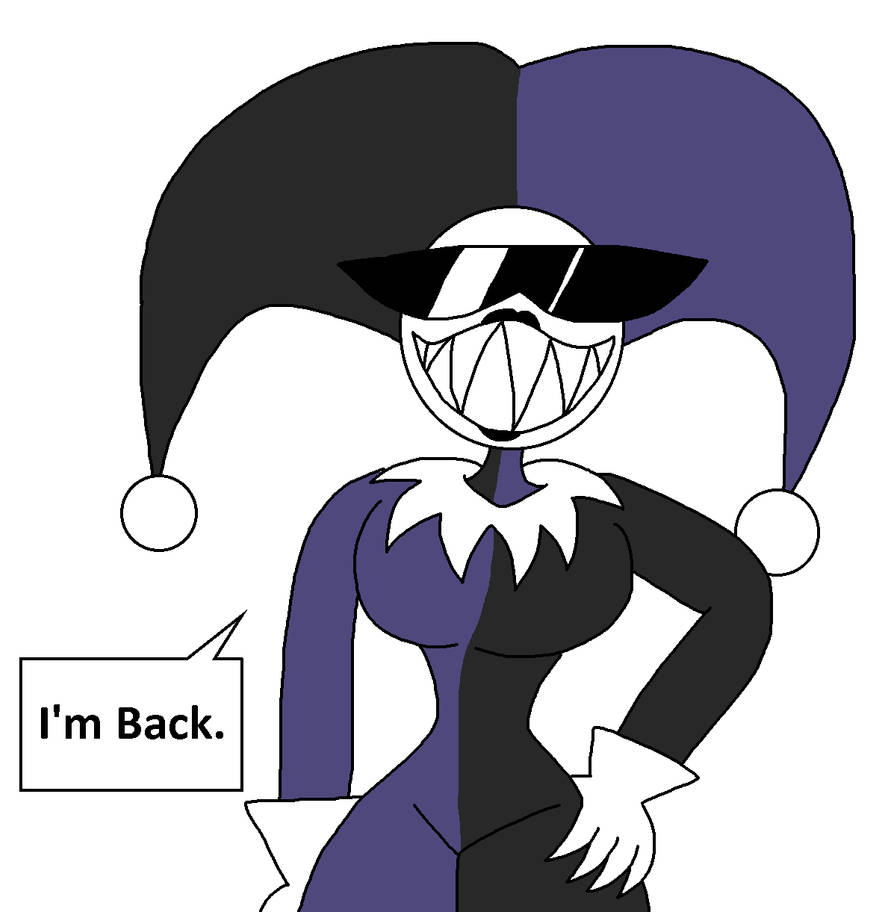 Jester Back Deviantart Violet the jester is back by richsquid1996 on DeviantArt