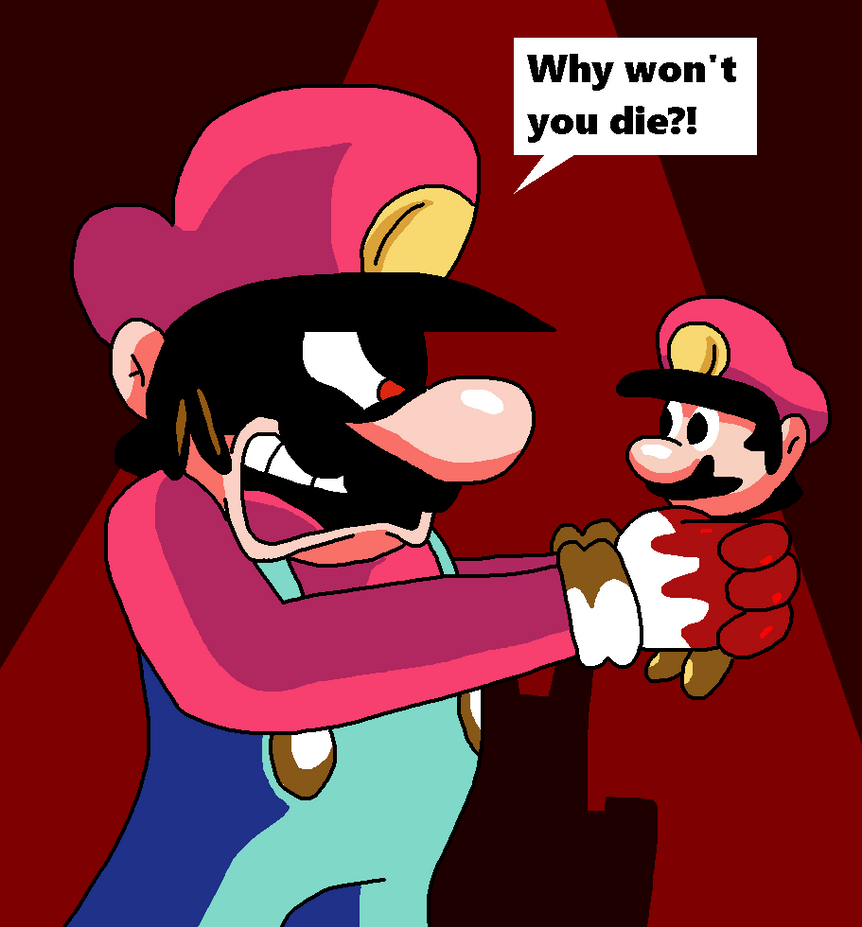 Devil mario cannot beat super bad mario by richsquid1996 on DeviantArt