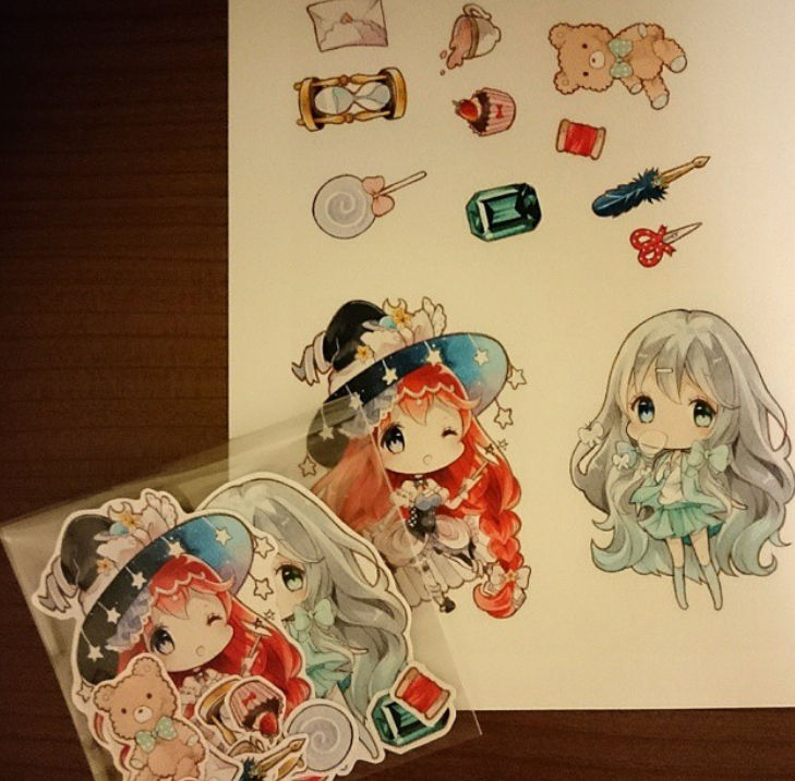 Expressionless Chibi Sticker My Chibi girls stickers by YumiiPuff on DeviantArt