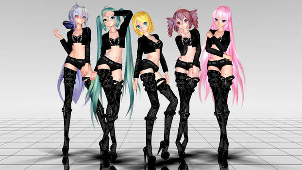 TDA Gothic-Rock Vocaloid Pack