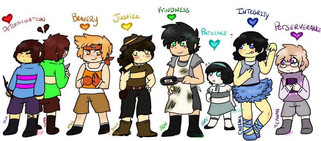 Fallen Humankind UnderTale :: The Fallen Humans by Bowtie-Ninja on DeviantArt