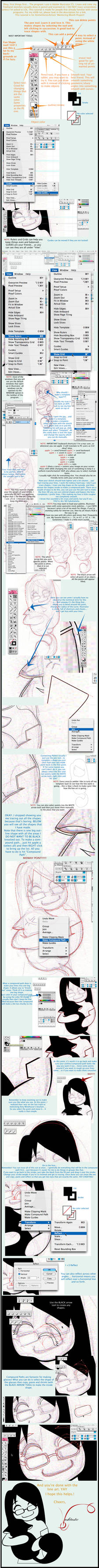 Lineart Tutorial Part Deux by Vashtastic