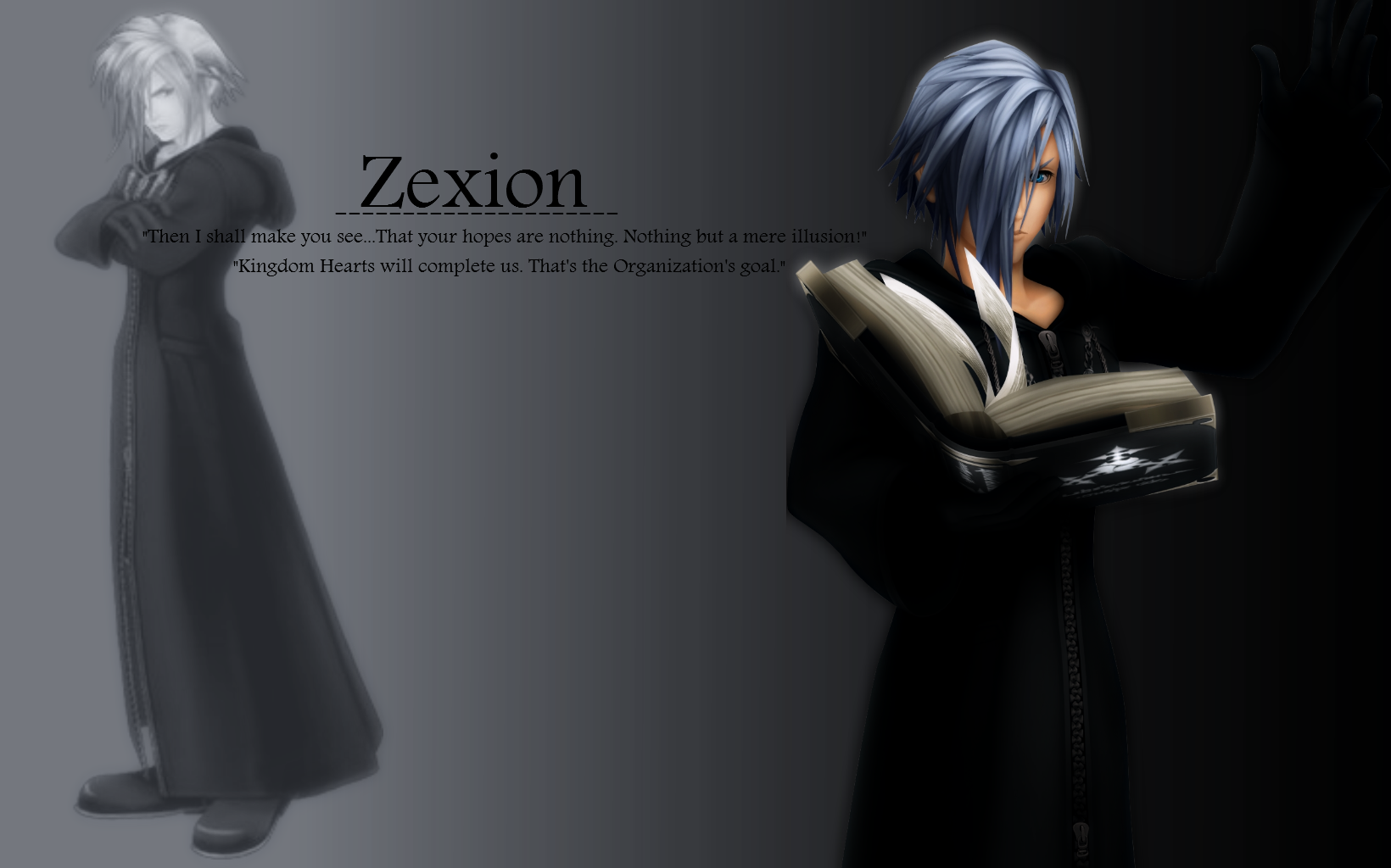 Zexion Kingdom Hearts Wallpaper