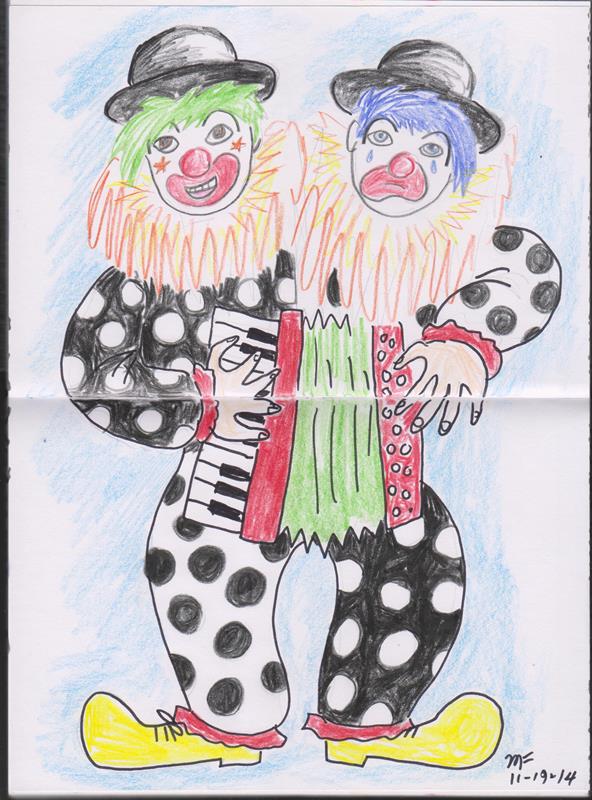 Two-Headed Clown