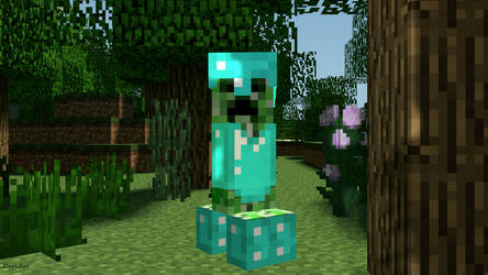 Creeper In Diamond Armor