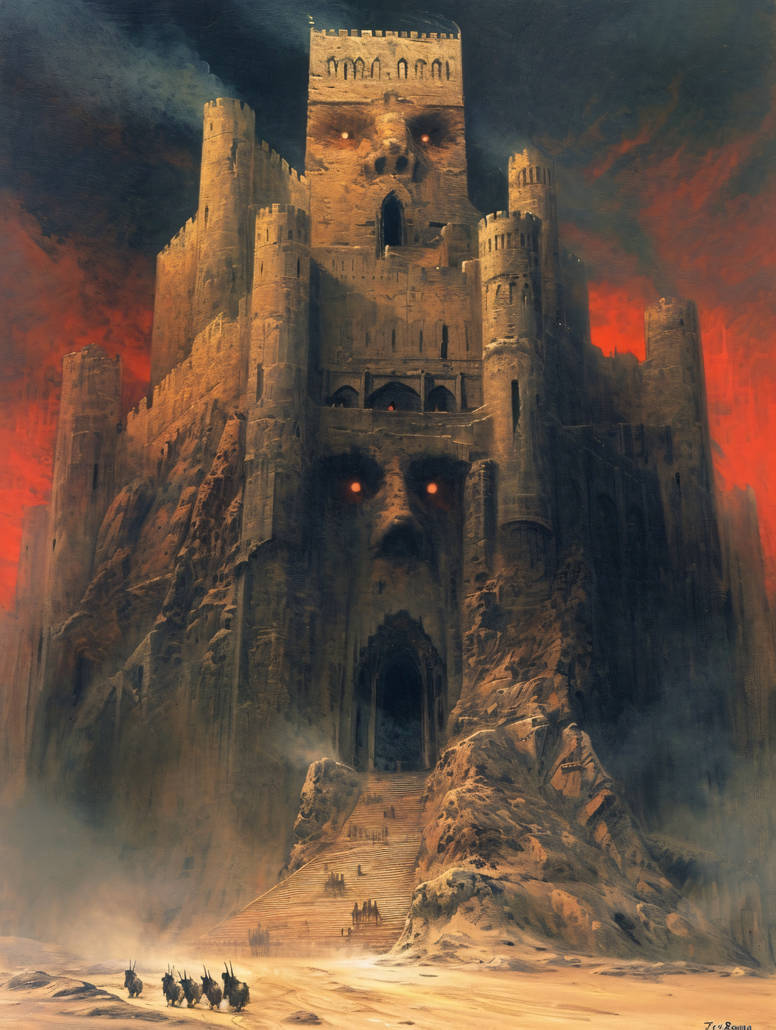 Demonic Building Castles and Creepy Buildings 8 by AInfusion on DeviantArt