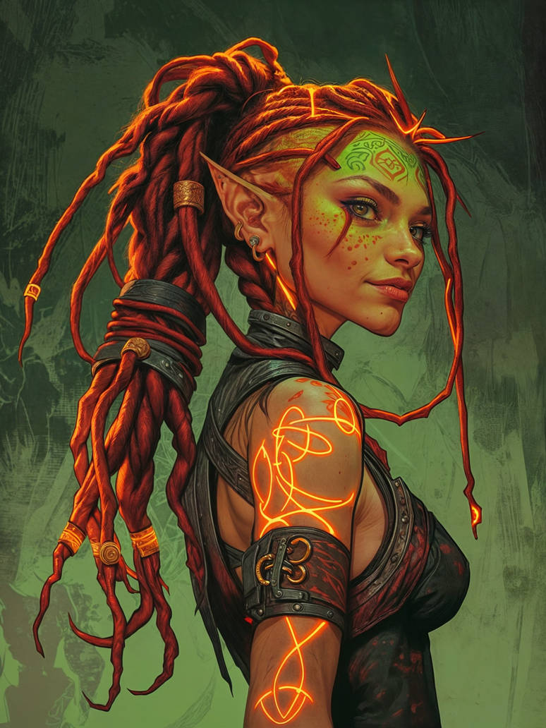 Fri Elf Fire Elf by AInfusion on DeviantArt