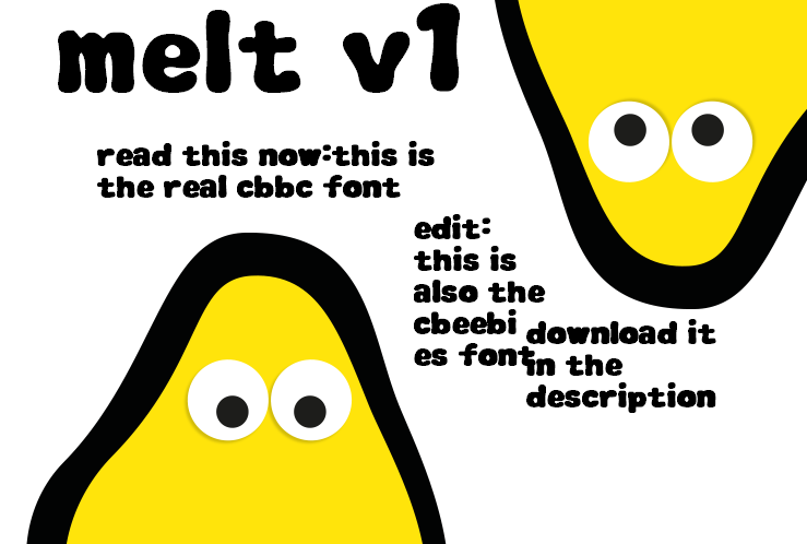 the cbbc,bbc,bbc kids,cbeebies font by anguythatlikesmickey on DeviantArt