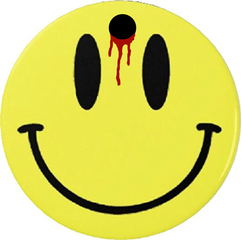 Smiley face with bullethole in the head by Piesrule on DeviantArt