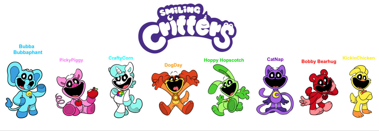 Smiling Critters Ripple Riptide The Smiling Critters by CallingSpore123 on DeviantArt