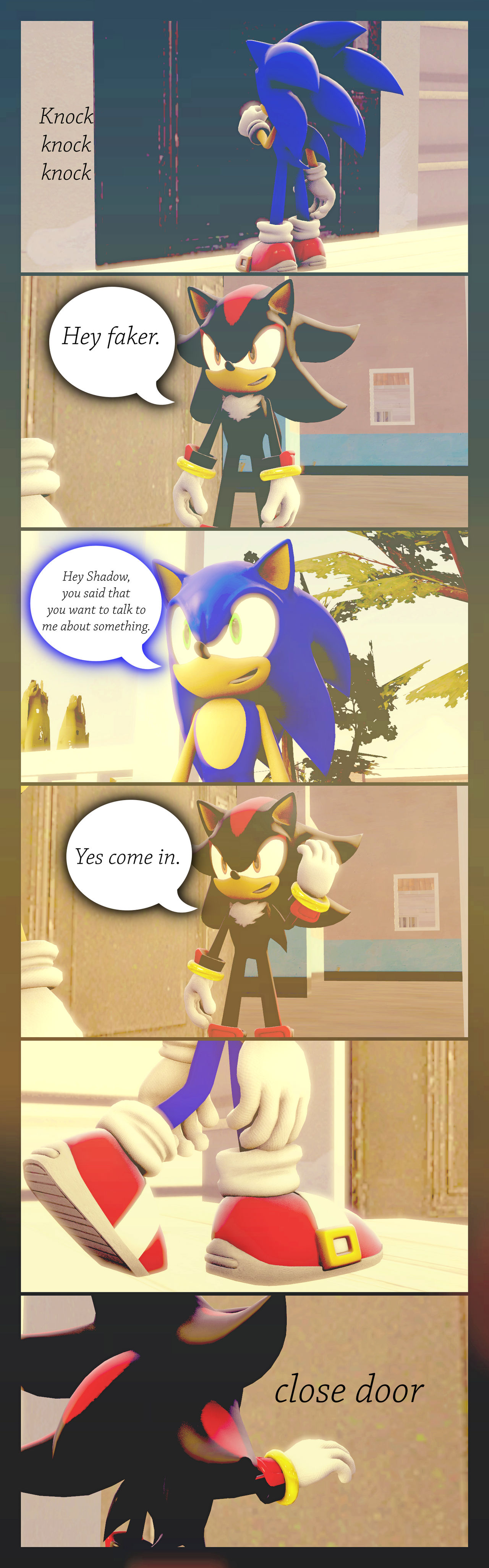 Sonic and Shadow by pihulovessonic21 on DeviantArt
