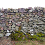 Stone Wall cut out, png Stock