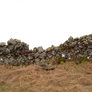 Stone Wall cutout, png Stock 2