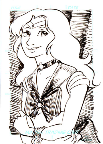 Sketch Card - Sailor Neptune