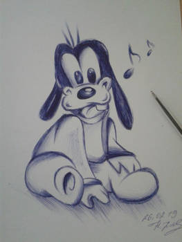 Mickey Mouse - Goofy (baby) drawing