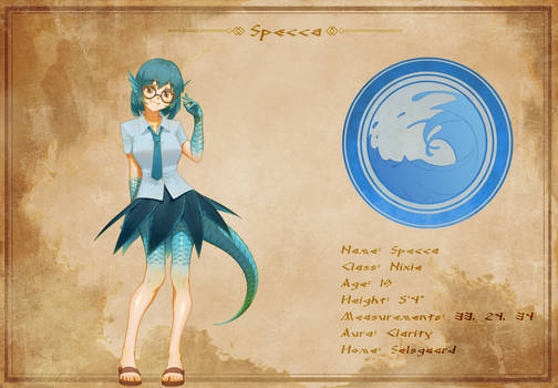 Character Sheet - Specca