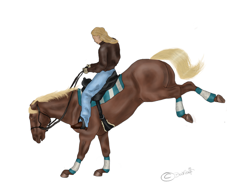 das Rodeo-Pferd by BlackZafir on DeviantArt