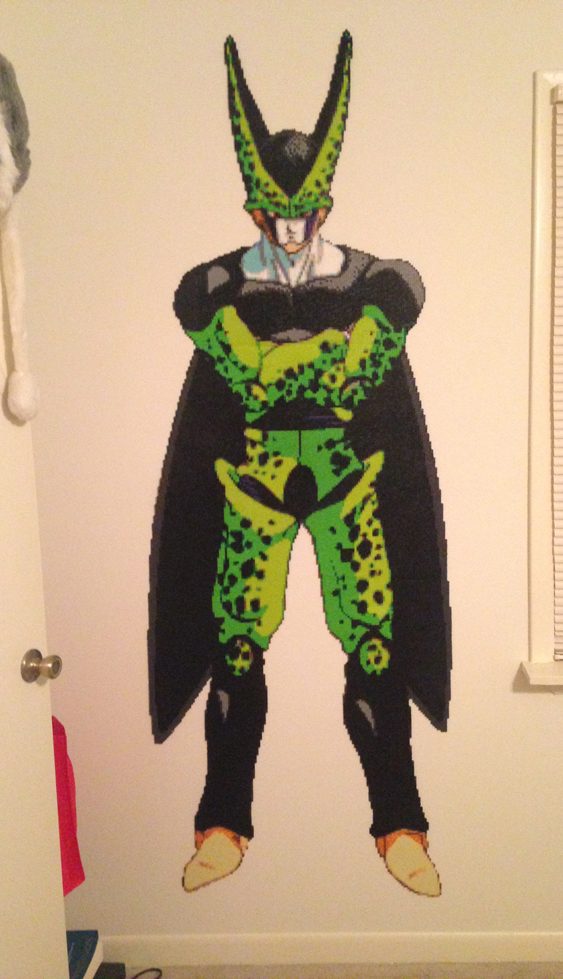 Sooo... I made a lifesize Cell beadsprite.